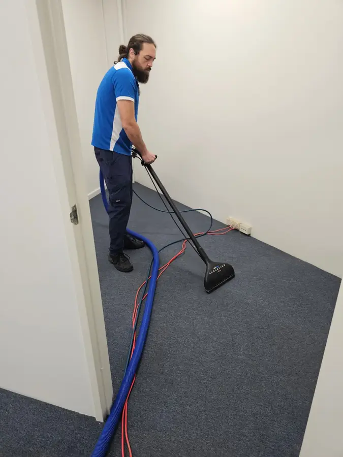 Before and during Same Day Carpet Cleaning job in Marrickville