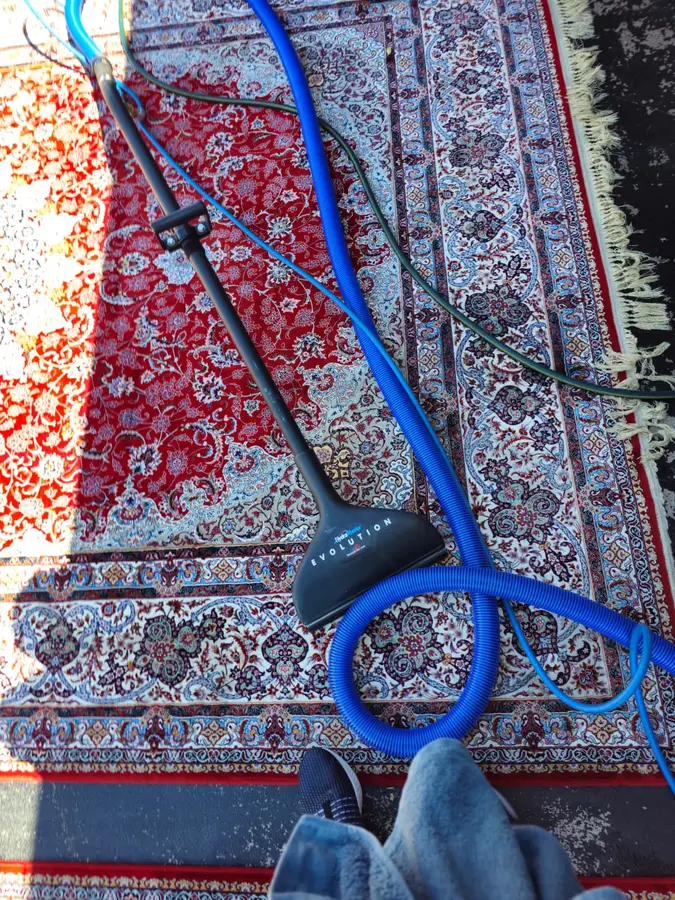 Before and during Same Day Carpet Cleaning job in Maroubra