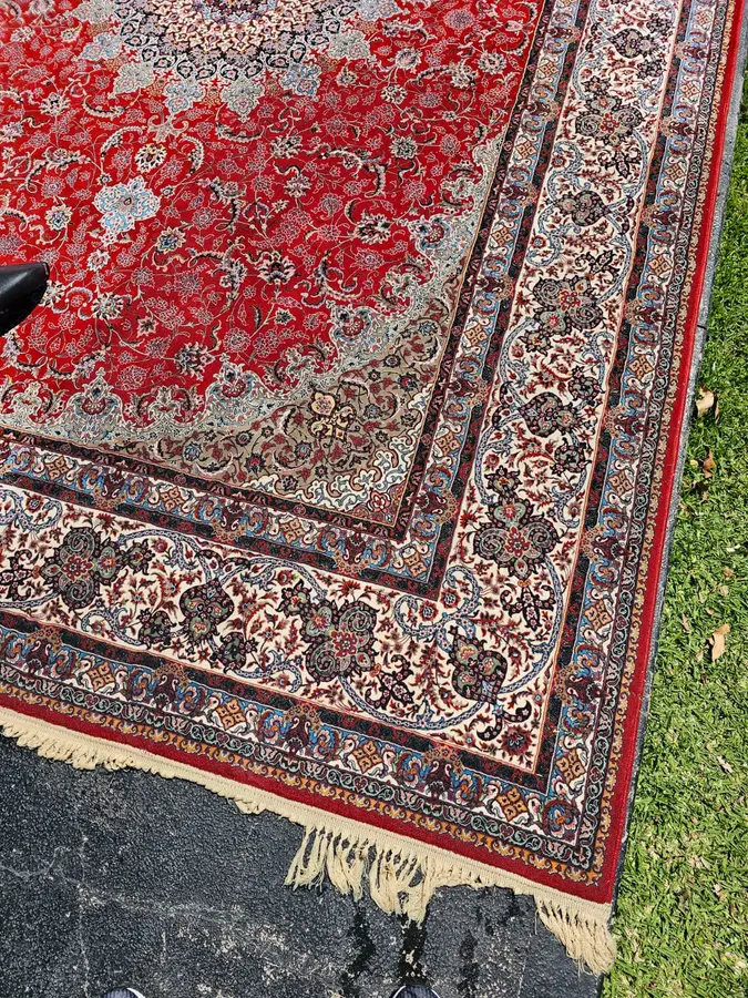 Clean fibres after Same Day Carpet Cleaning — Denistone