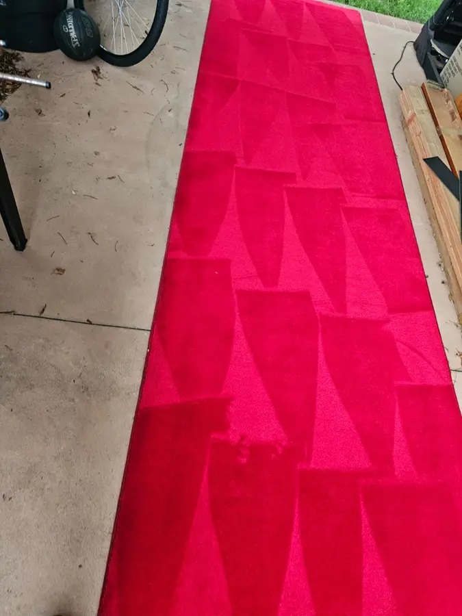Before and during Same Day Carpet Cleaning job in Ermington