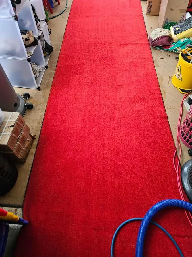 Before and during Same Day Carpet Cleaning job in Engadine