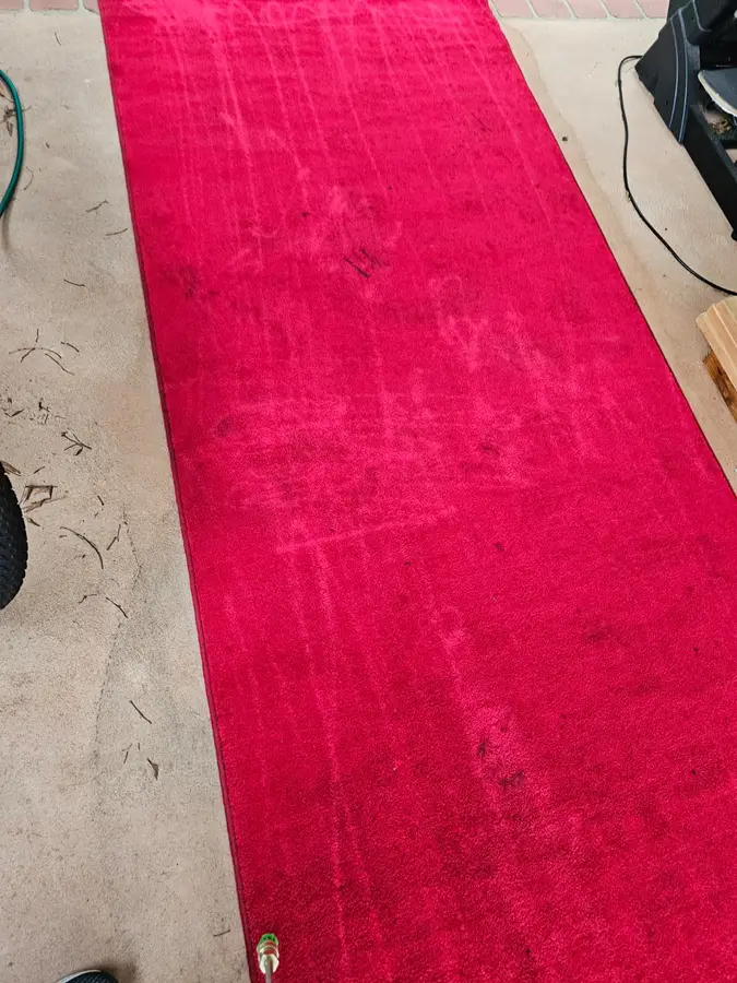 Before and during Same Day Carpet Cleaning job in Lansvale