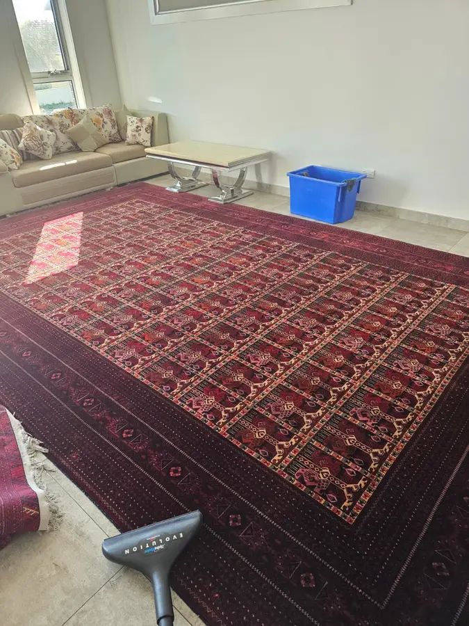 Before and during Same Day Carpet Cleaning job in Gymea