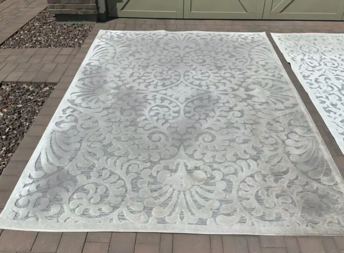 Before - Persian rug refresh